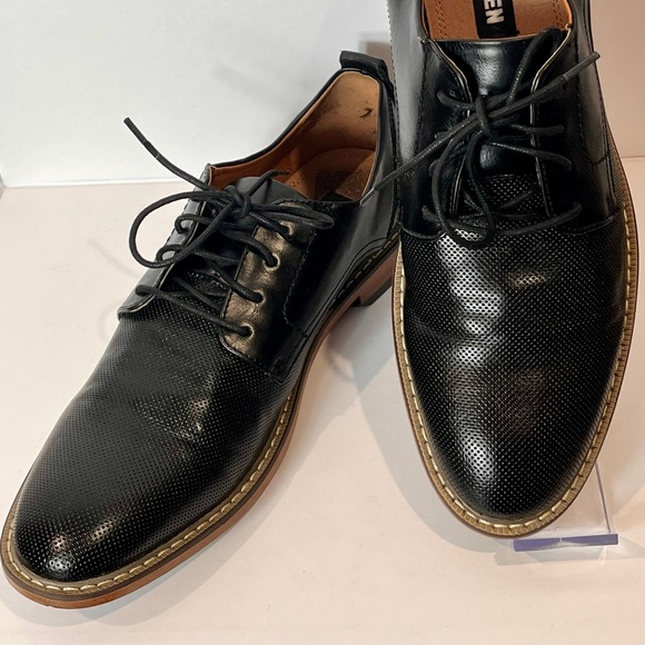 Steve Madden Men’s Nytro Black Perforated Derby Dress Shoe Size 9 Quiet Luxury main image 10